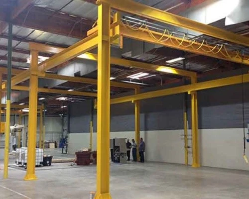 Column Frame Free Standing Over Head Crane(3)