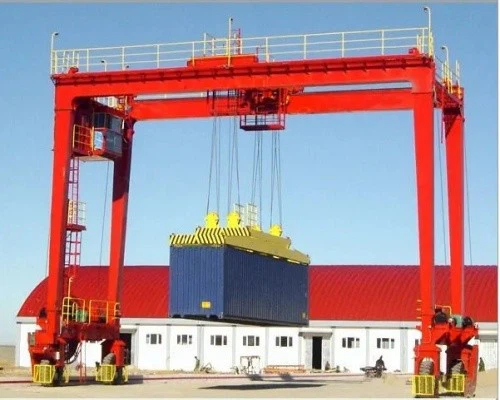 double girder gantry crane with hook (4)