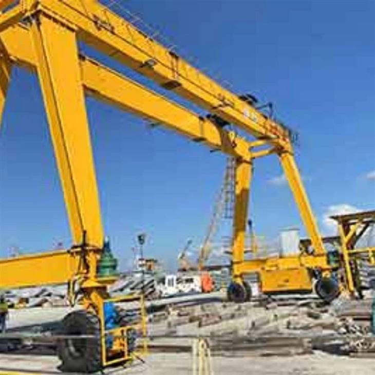 Double Girder Rail Mounted Goliath Crane