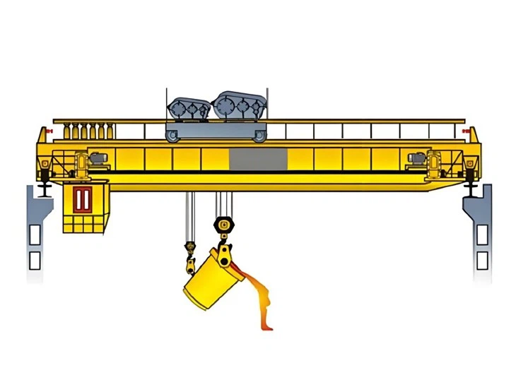 Overhead Crane With Hook Foundry
