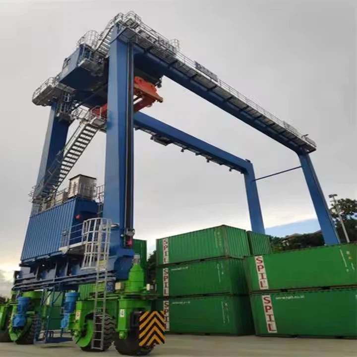 Rubber Tyre Type Double Girder Gantry Crane high quality