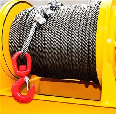 원격 제어를 가진 전기 윈치를 드는 휴대용 빠른 속도 소형 건축